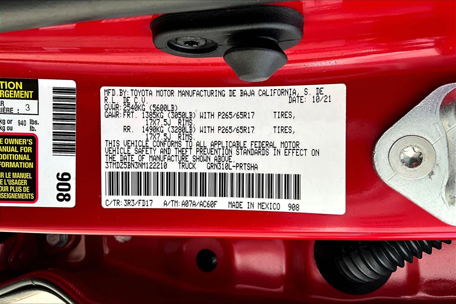 2022 Toyota Tacoma TRD Sport