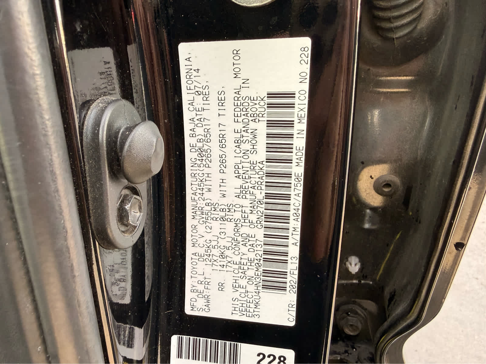 2014 Toyota Tacoma PreRunner