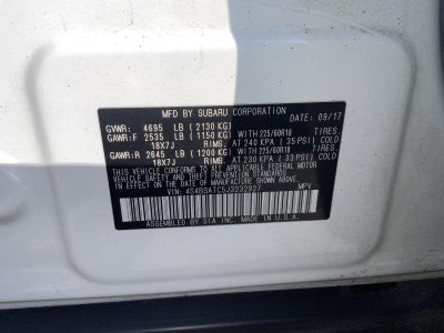 2018 Subaru Outback Touring