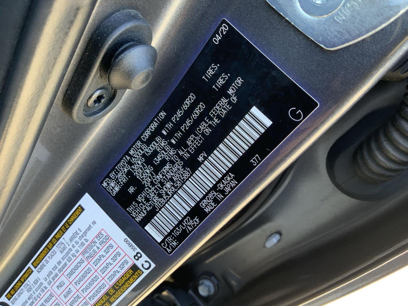 2020 Toyota 4Runner Nightshade