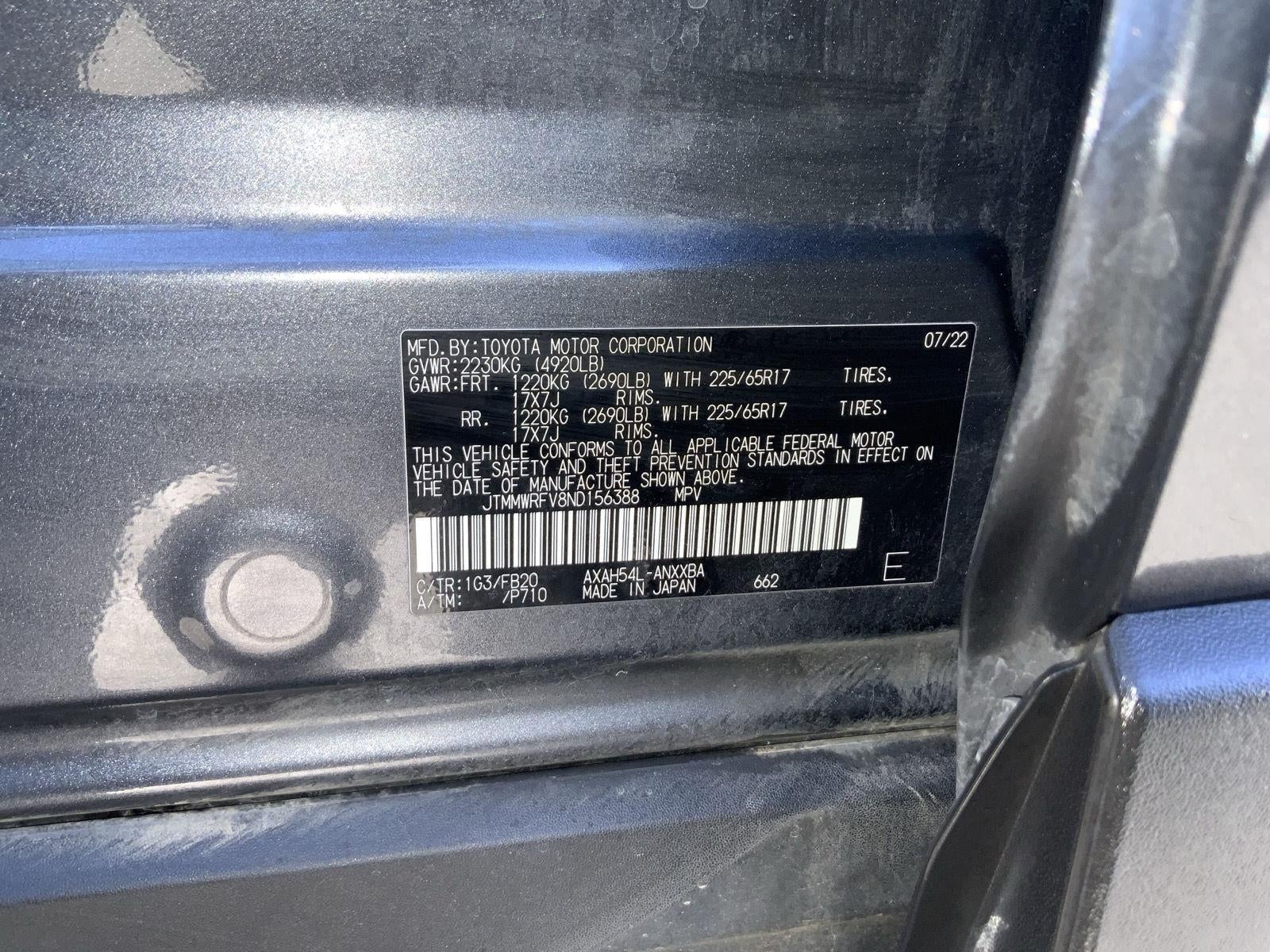 2022 Toyota RAV4 Hybrid LE